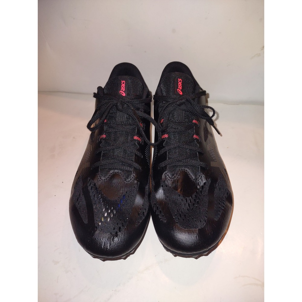 Asics Hyper MD Men's Track Shoes Spikes Sprinting Racing Black 11.5 Sportswear